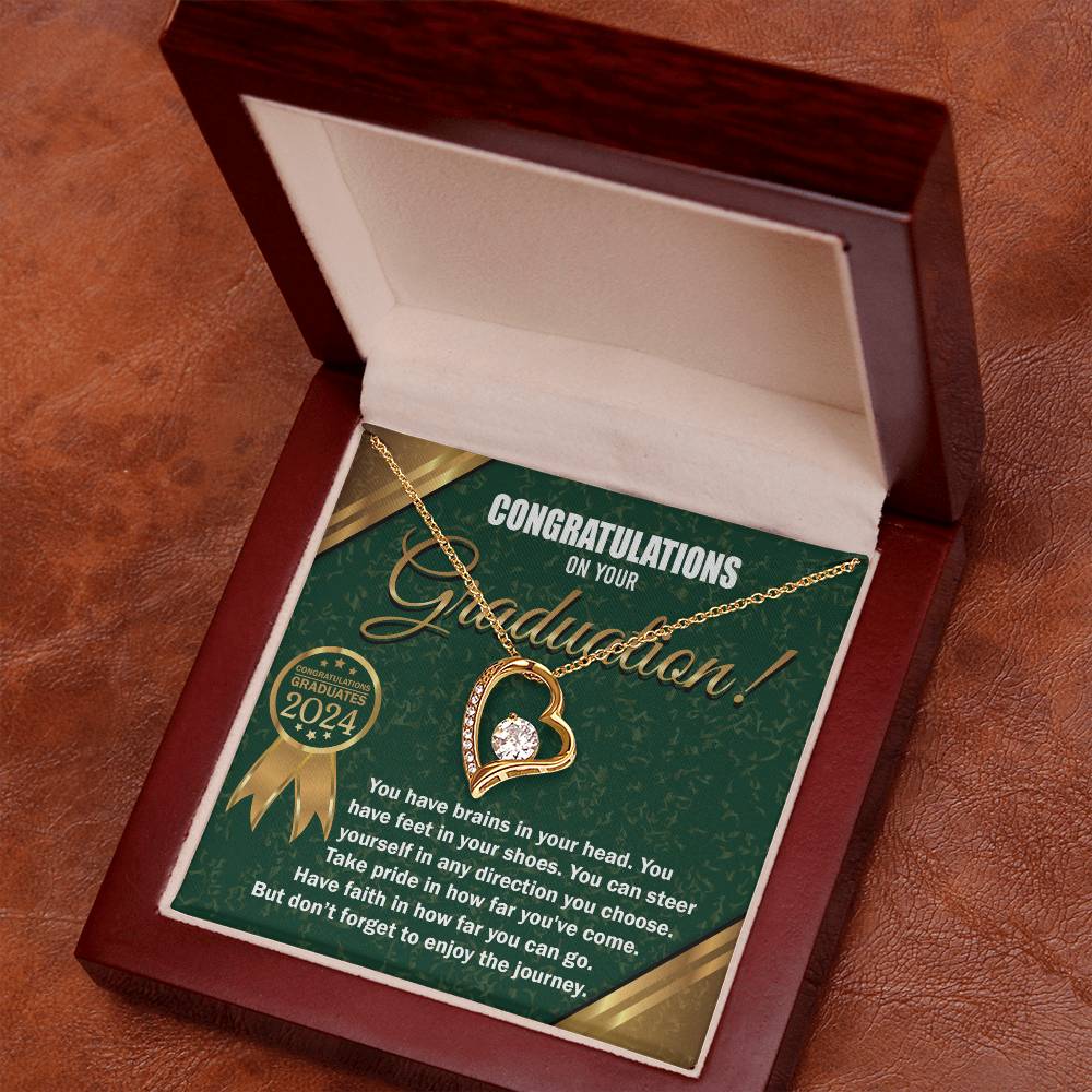 Happy Graduation Love Necklace - In Any Direction