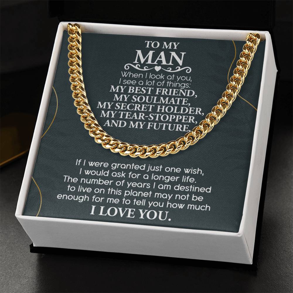 My Man Cuban Link Chain - Look At You