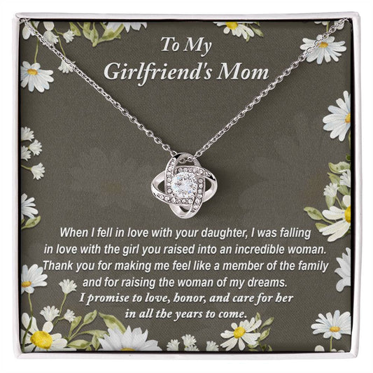 Girlfriend's Mom Love Knot Necklace - Incredible Woman