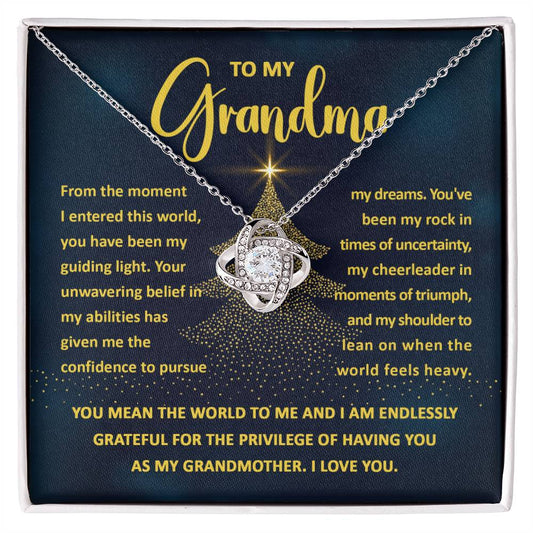Grandma Love Knot Necklace - My Guiding Light