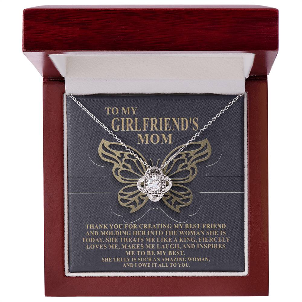 Girlfriend's Mom Love Knot Necklace - Be My Best