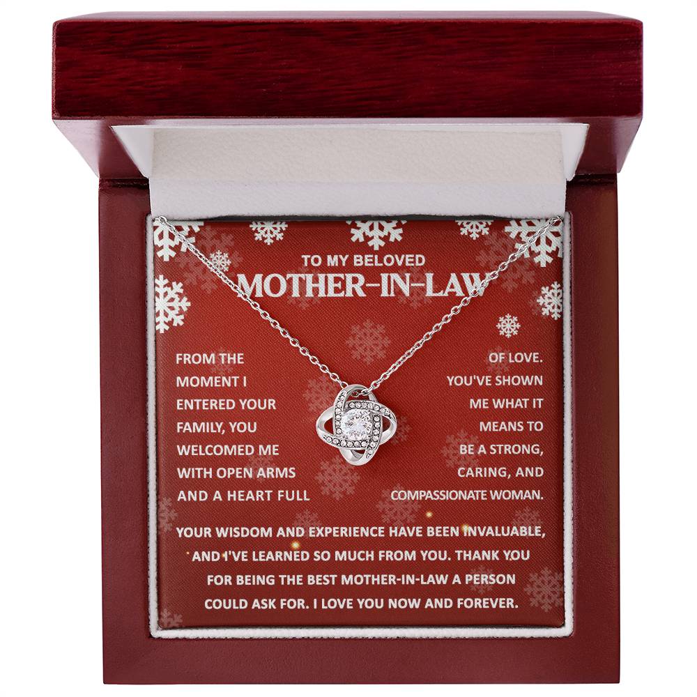 Mother in Law Love Knot Necklace - Compassionate Woman