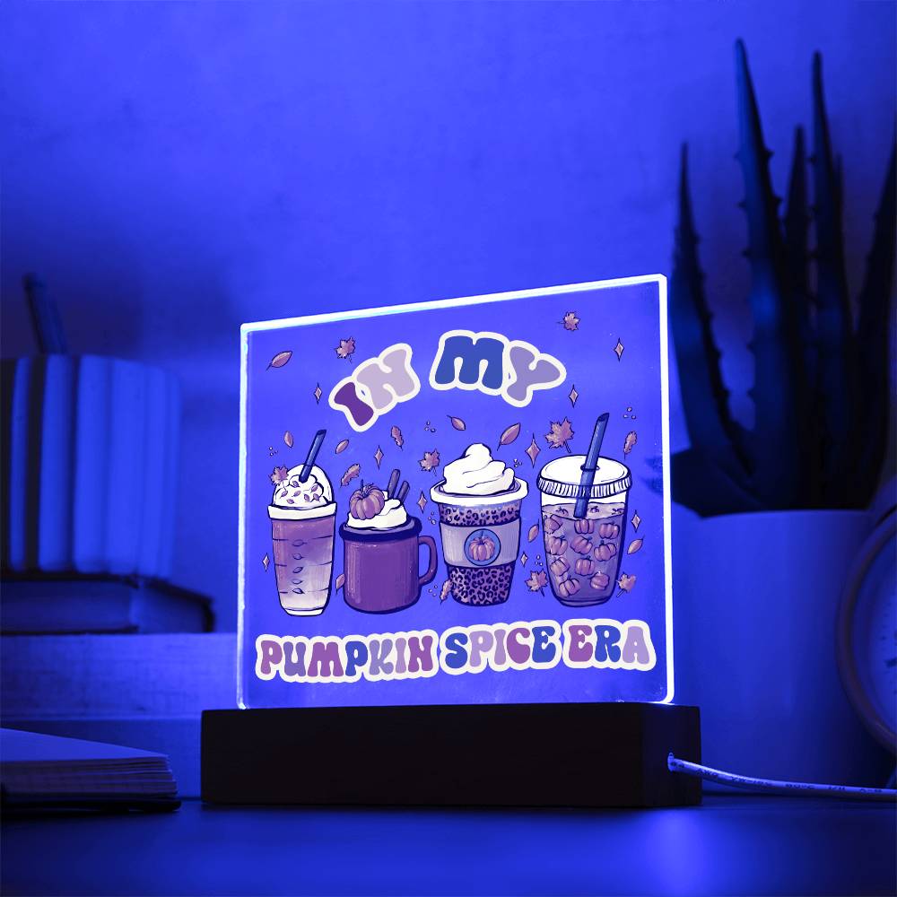 In My Pumpkin Spice Era - Acrylic Square Plaque