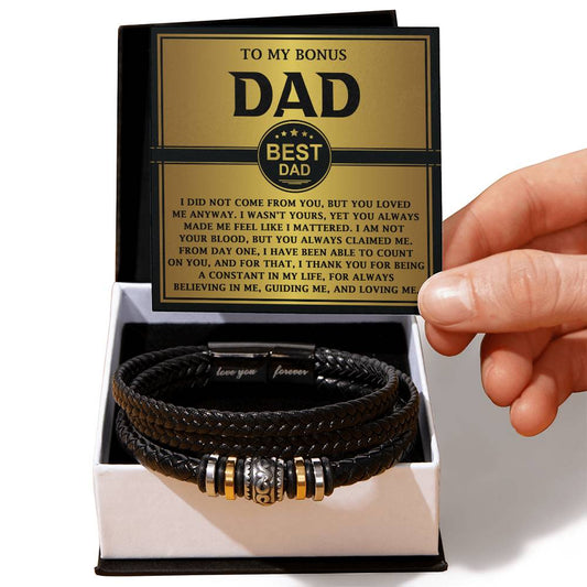 Bonus Dad Love Forever Bracelet - Count On You