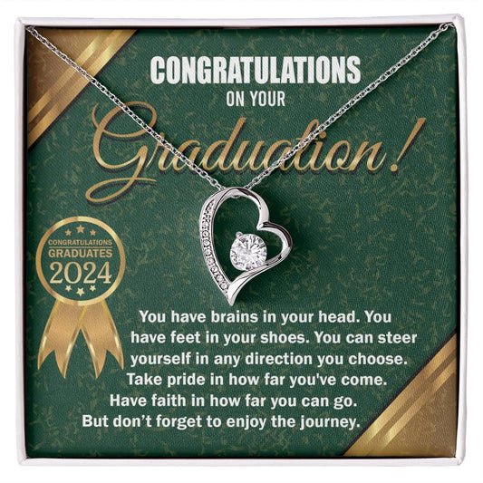 Happy Graduation Love Necklace - In Any Direction