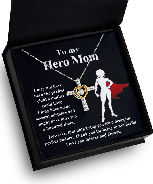 Mom Cross Necklace - Perfect Mother