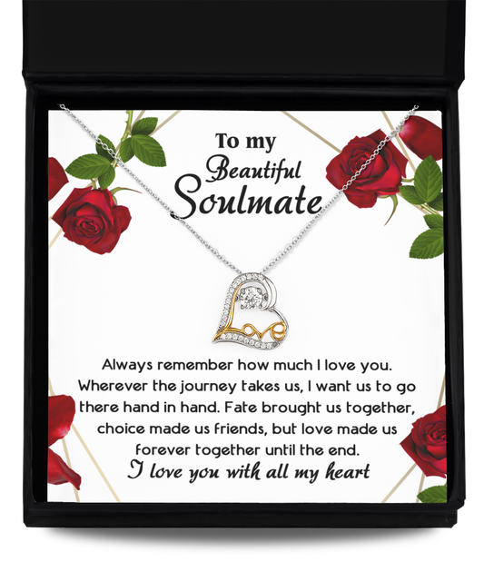Soulmate Heart Necklace - Until The End