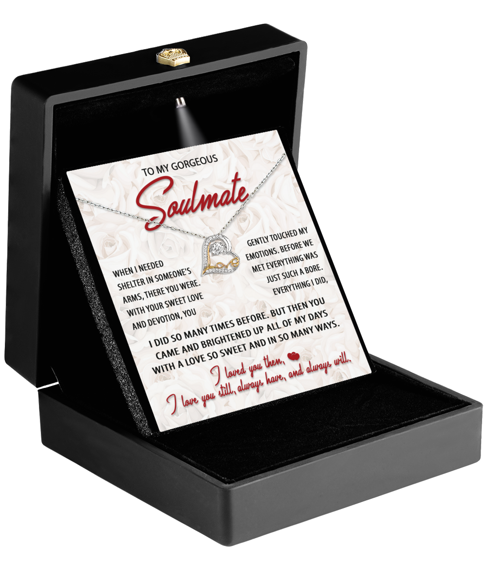 Soulmate Heart Necklace - Sweet Love