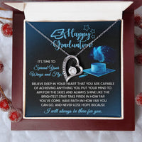 Load image into Gallery viewer, Happy Graduation Love Necklace - Spread Your Wings
