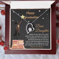 Load image into Gallery viewer, Daughter Love Necklace - Happy Graduation
