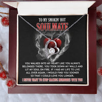 Load image into Gallery viewer, Soulmate Love Necklace - On Fire
