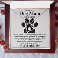 Load image into Gallery viewer, Dog Mom Love Necklace - Wagging For You
