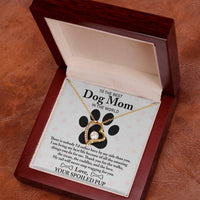 Load image into Gallery viewer, Dog Mom Love Necklace - Wagging For You
