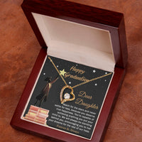 Load image into Gallery viewer, Daughter Love Necklace - Happy Graduation

