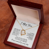 Load image into Gallery viewer, I Miss You Love Necklace - I Wish
