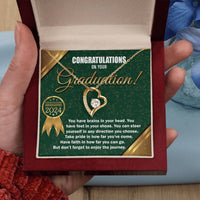 Load image into Gallery viewer, Happy Graduation Love Necklace - In Any Direction
