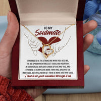 Load image into Gallery viewer, Soulmate Love Necklace - I Promise
