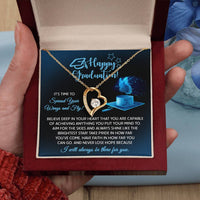 Load image into Gallery viewer, Happy Graduation Love Necklace - Spread Your Wings
