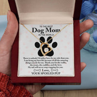 Load image into Gallery viewer, Dog Mom Love Necklace - Wagging For You
