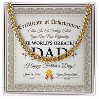 Load image into Gallery viewer, Dad Cuban Link Chain - Father&#39;s Day
