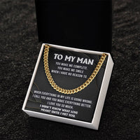 Load image into Gallery viewer, My Man Cuban Link Chain - Make Me Complete
