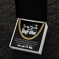 Load image into Gallery viewer, Dog Father Cuban Link Chain - Never Take Sides
