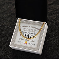 Load image into Gallery viewer, Dad Cuban Link Chain - Father&#39;s Day
