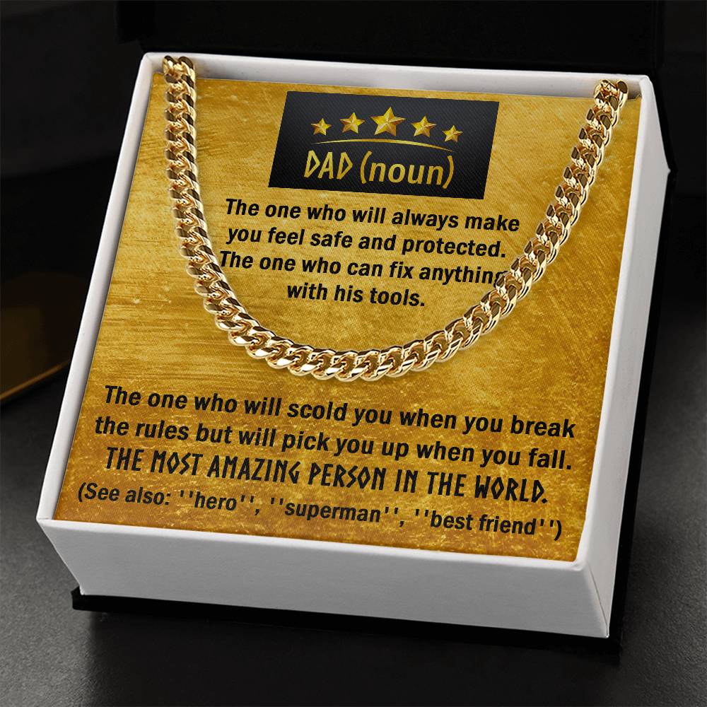 Dad Cuban Link Chain - The One