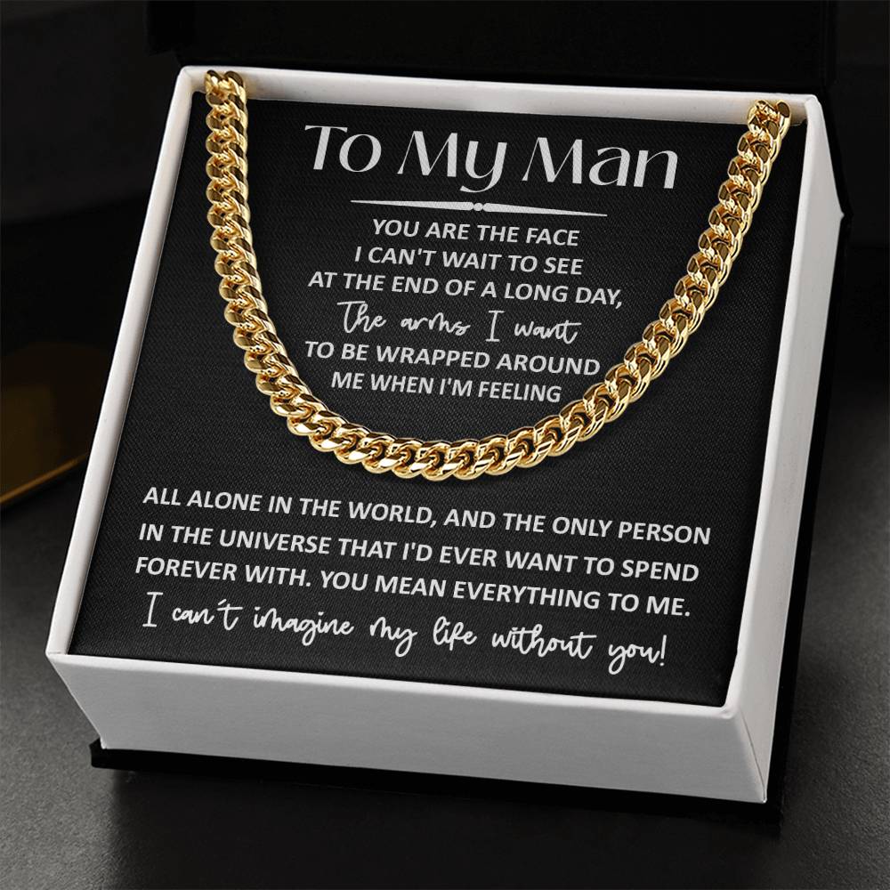 My Man Cuban Link Chain - Mean Everything