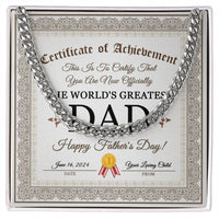 Load image into Gallery viewer, Dad Cuban Link Chain - Father&#39;s Day
