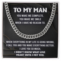 Load image into Gallery viewer, My Man Cuban Link Chain - Make Me Complete
