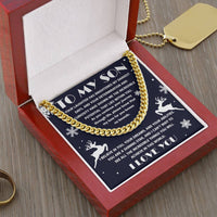 Load image into Gallery viewer, To My Son - I Believe In You - Cuban Link Chain
