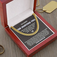 Load image into Gallery viewer, I&#39;m Sorry Cuban Link Chain - Hurt You Badly
