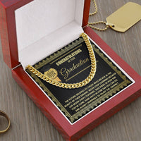 Load image into Gallery viewer, Happy Graduation Cuban Link Chain - The Future
