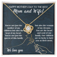 Load image into Gallery viewer, Happy Mother&#39;s Day Love Knot Necklace - Mom &amp; Wife
