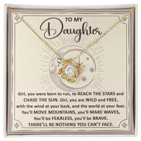 Load image into Gallery viewer, Daughter Love Knot Necklace - Chase the Sun
