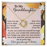 Load image into Gallery viewer, Granddaughter Love Knot Necklace - In Every Way
