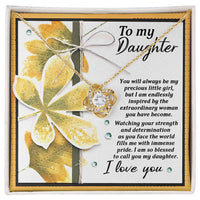 Load image into Gallery viewer, Daughter Love Knot Necklace - Blessed To Call
