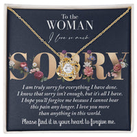 Load image into Gallery viewer, I&#39;m Sorry Love Knot Necklace - Bear This Pain
