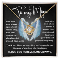 Load image into Gallery viewer, Mom Love Knot Necklace - Wings To Fly
