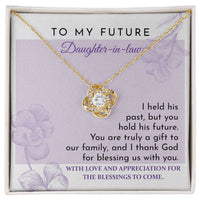 Load image into Gallery viewer, Daughter in Law Love Knot Necklace - Gift
