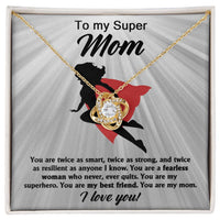 Load image into Gallery viewer, Mom Love Knot Necklace - Fearless Woman
