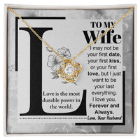 Load image into Gallery viewer, Wife Love Knot Necklace - Love Is
