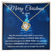 Load image into Gallery viewer, Christmas Love Knot Necklace - Your Heart
