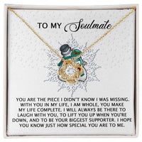 Load image into Gallery viewer, Soulmate Love Knot Necklace - Laugh With You
