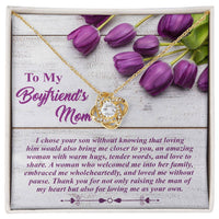 Load image into Gallery viewer, Boyfriend&#39;s Mom Love Knot Necklace - As Your Own
