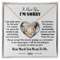 Load image into Gallery viewer, I&#39;m Sorry Love Knot Necklace - Sincere Apology
