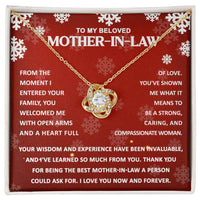 Load image into Gallery viewer, Mother in Law Love Knot Necklace - Compassionate Woman
