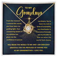 Load image into Gallery viewer, Grandma Love Knot Necklace - My Guiding Light
