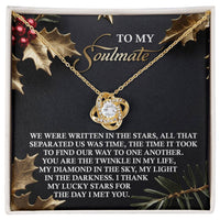 Load image into Gallery viewer, Soulmate Love Knot Necklace - In The Stars

